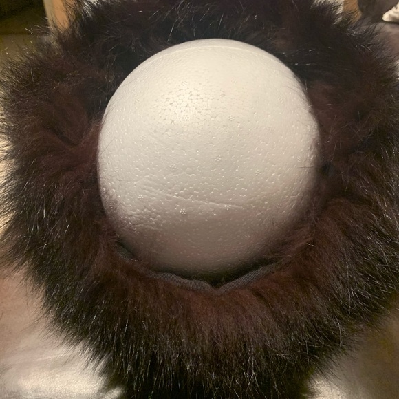 Real dyed Fox Fur headband/collar main image 3